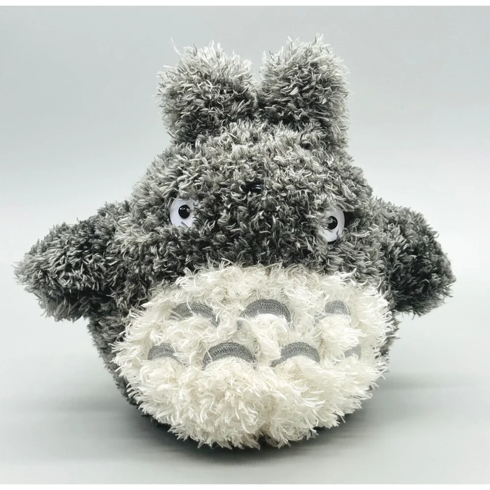 Studio Ghibli My Neighbor Totoro Plush Grey Shaggy‎ Fur Suction Cup 8 Inch
